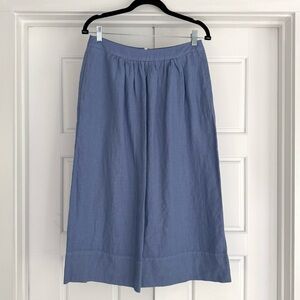 Rosso35 100% Linen Blue Skirt, size 42 (US 10/12)